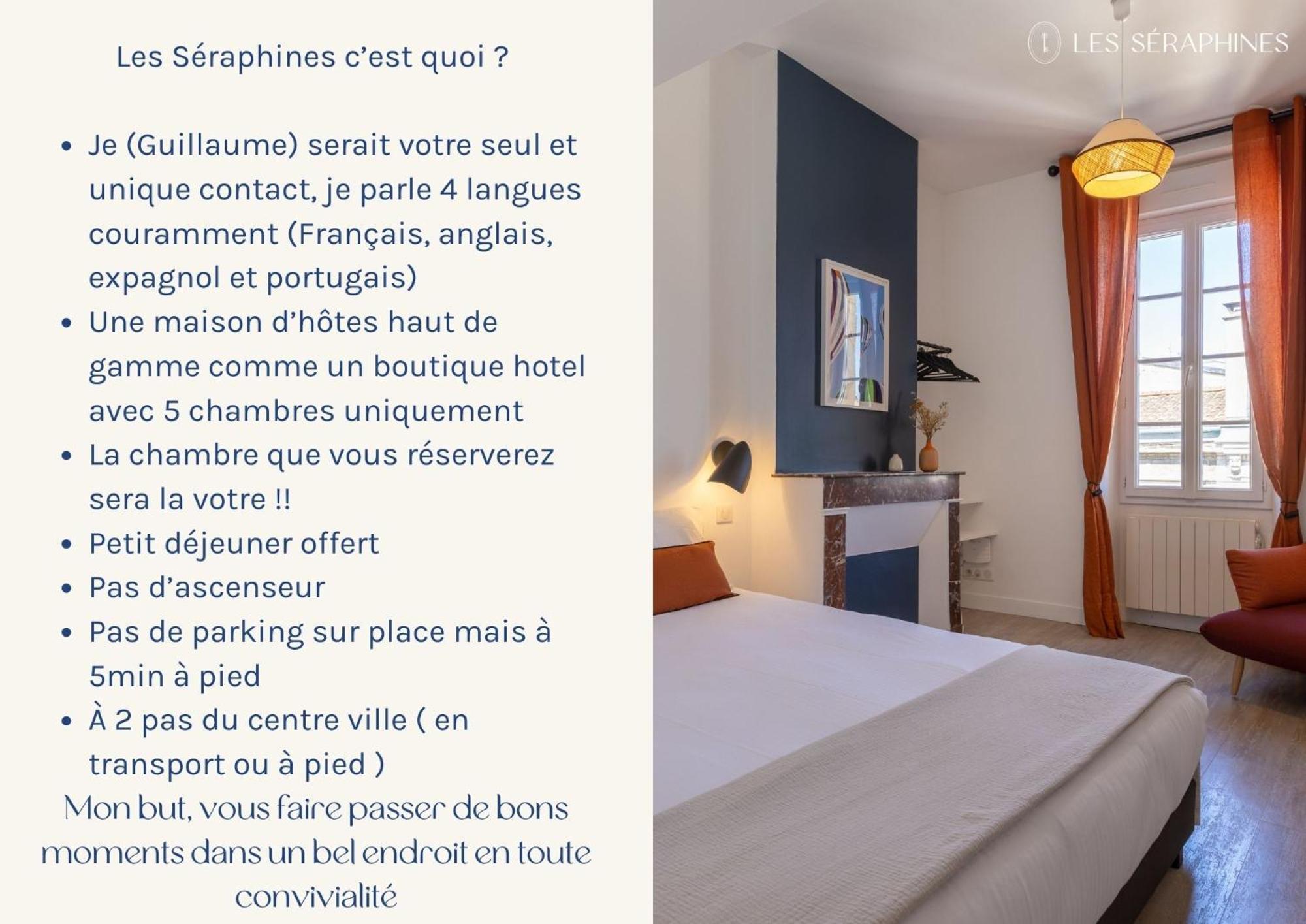 Les Seraphines - Chambres D'Hotes - Guests House Bordeaux Exteriér fotografie